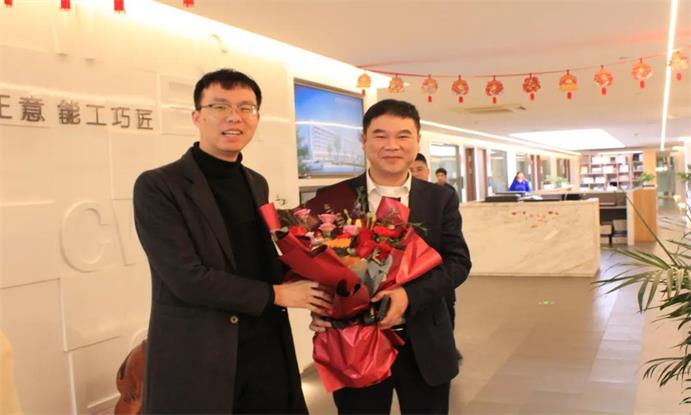 感谢瑞安团市委书记林帆一行莅临我司指导工作！